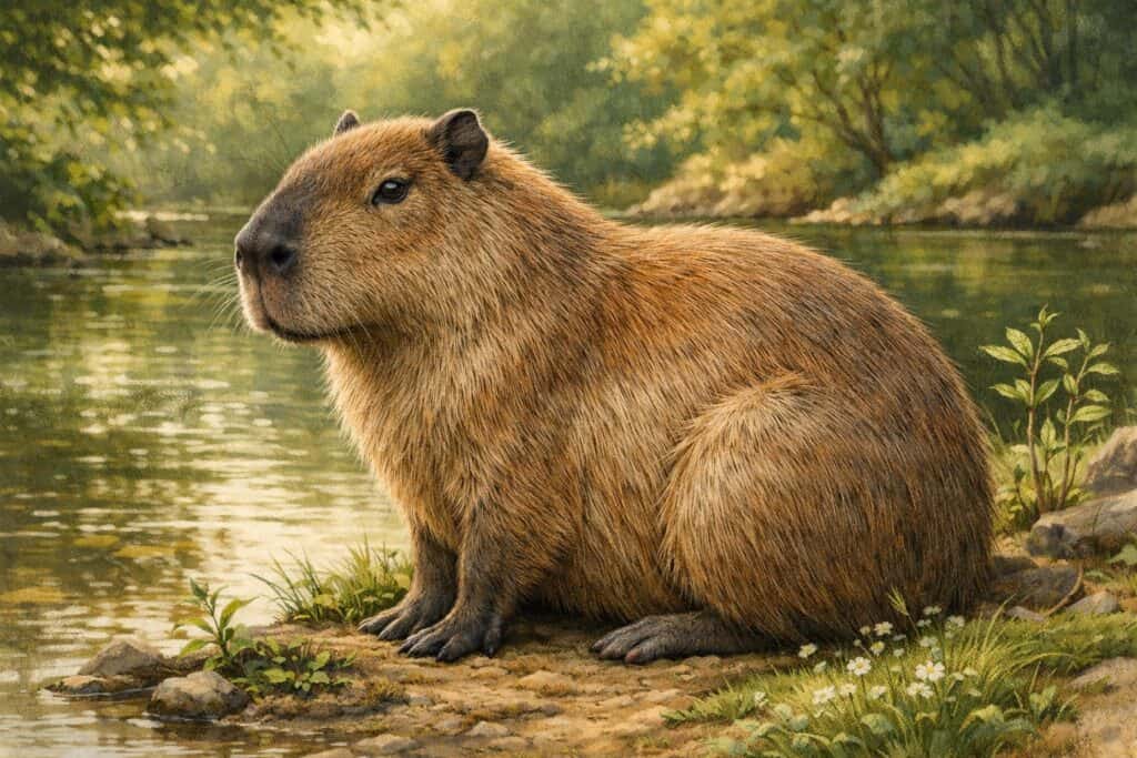 capybara coloring sheets for kids