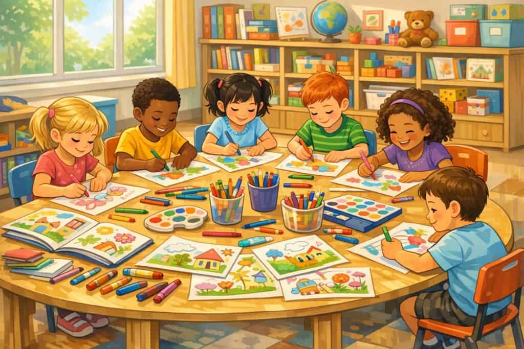 simple coloring pages