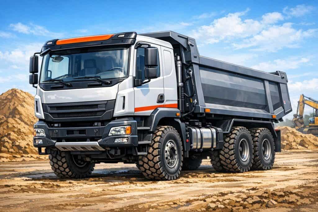 dump truck coloring pages