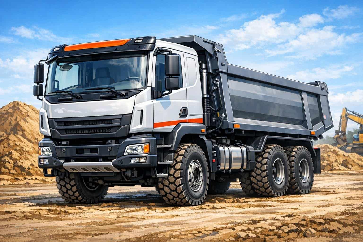 dump truck coloring pages