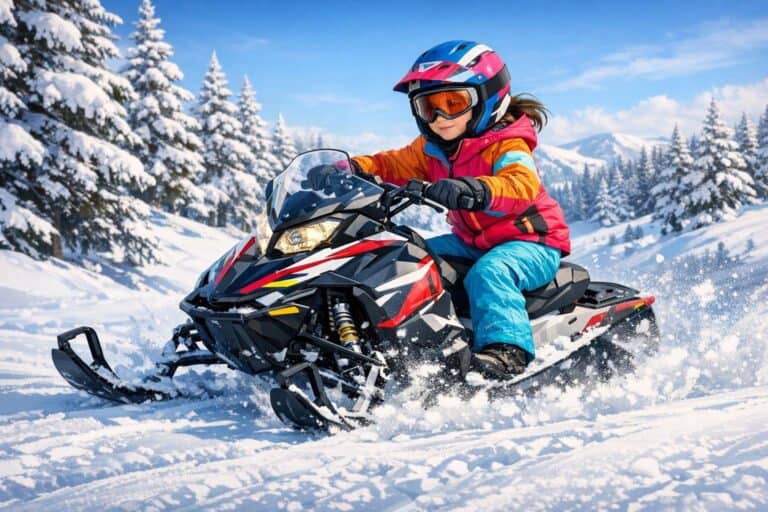 snowmobile coloring pages