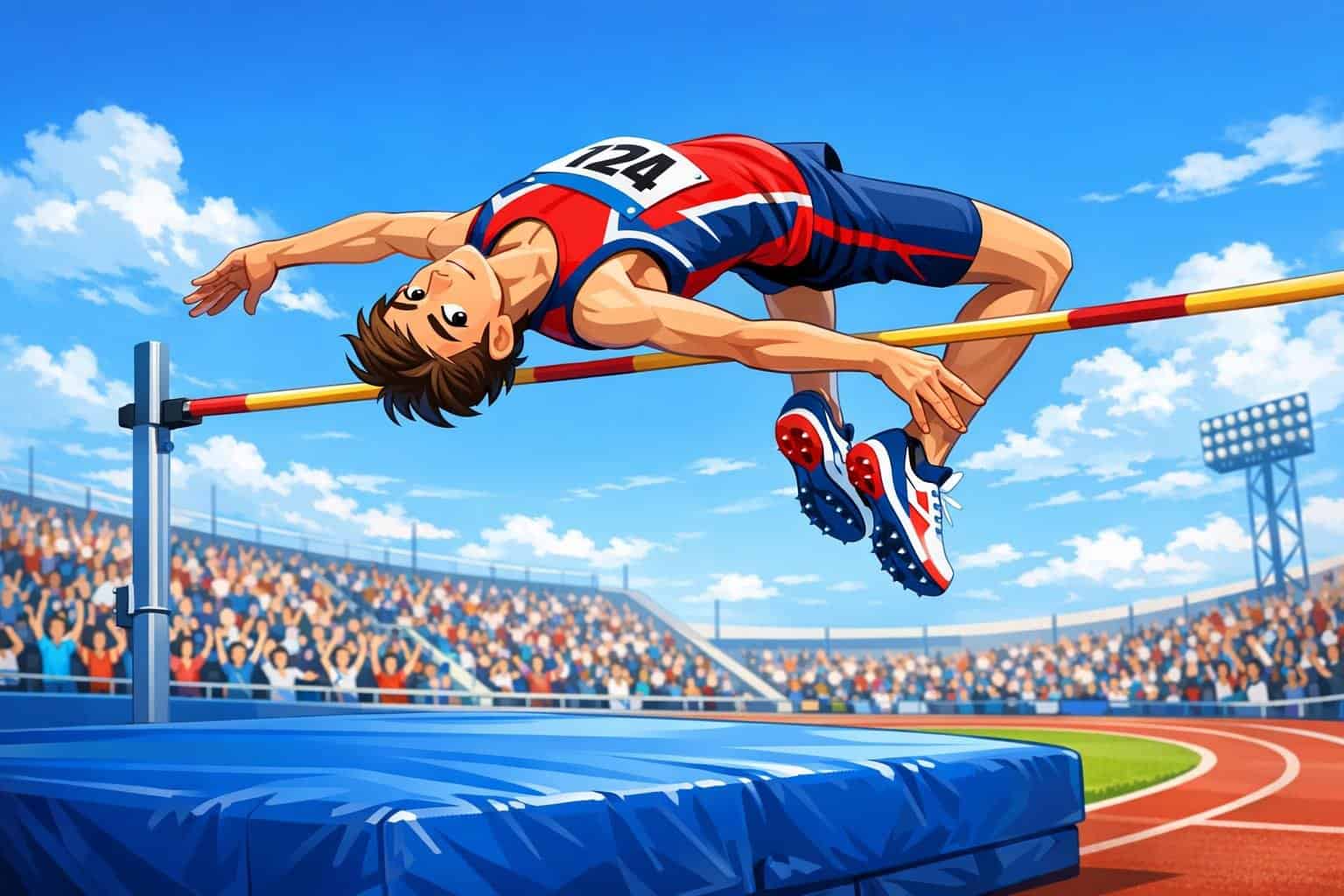 athletics coloring pages