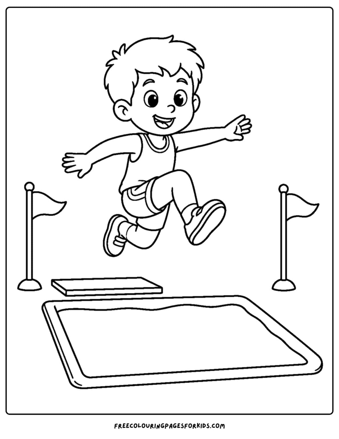 Jump Shot Coloring Athletics Coloring Pages