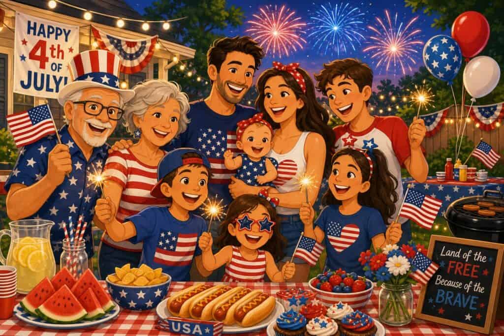 happy 4th of july coloring pages