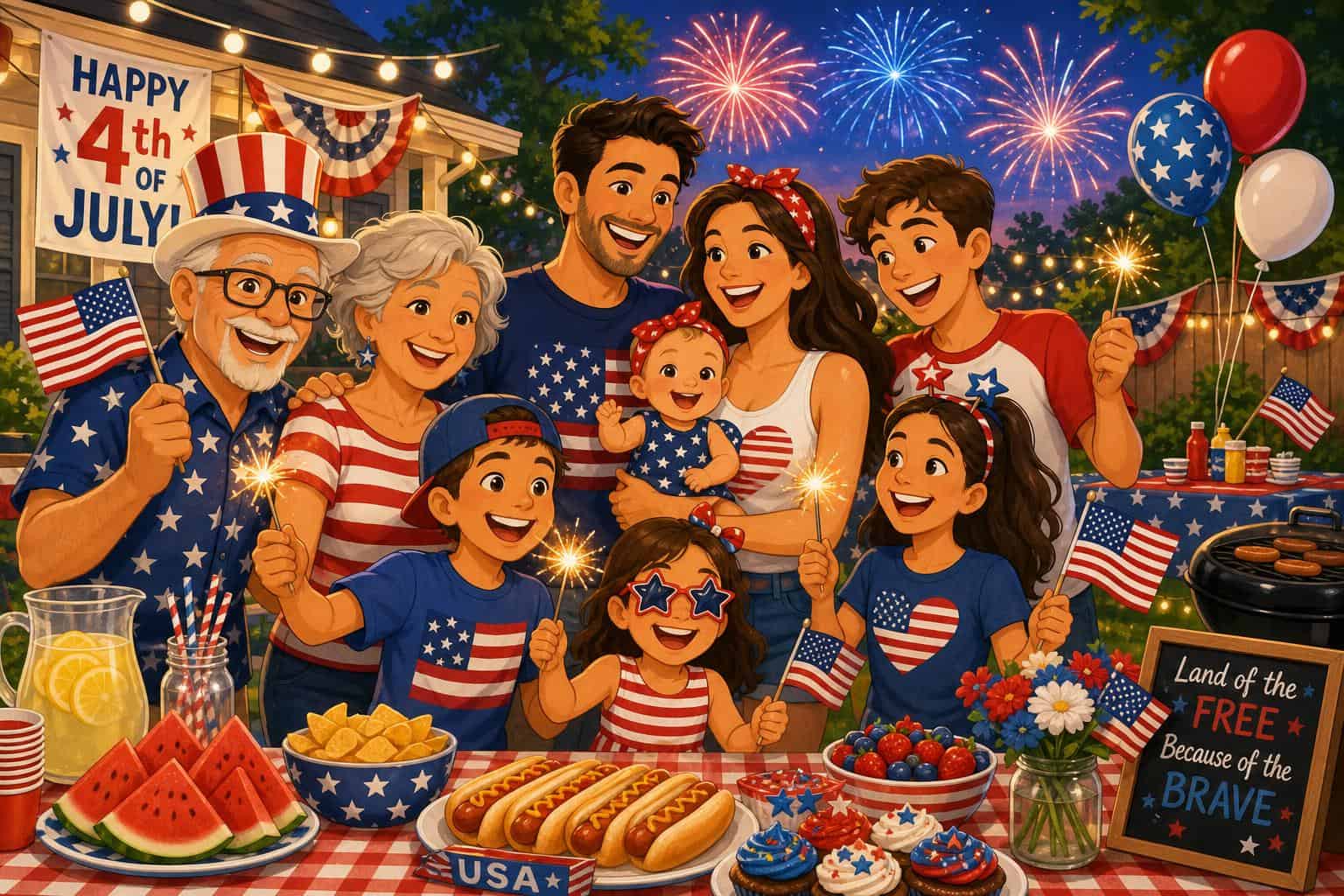 happy 4th of july coloring pages