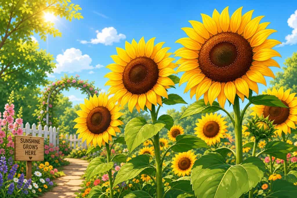 sunflowere coloring pages