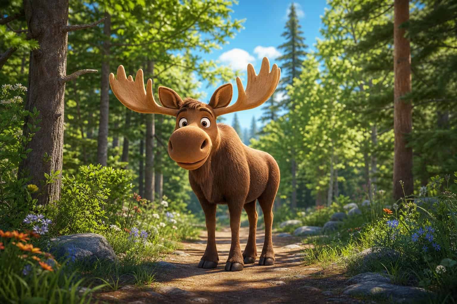 moose coloring pages