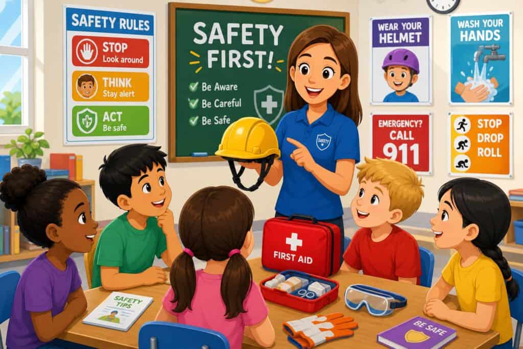 safety coloring pages