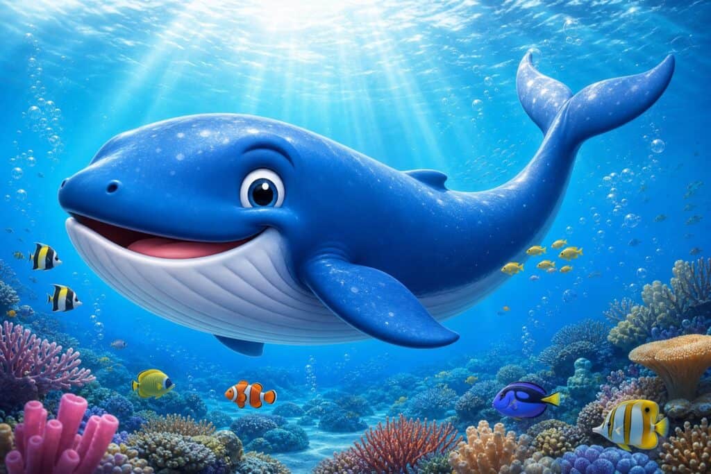 whale coloring pages
