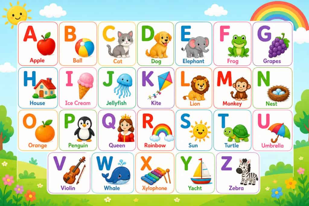 alphabet coloring pages