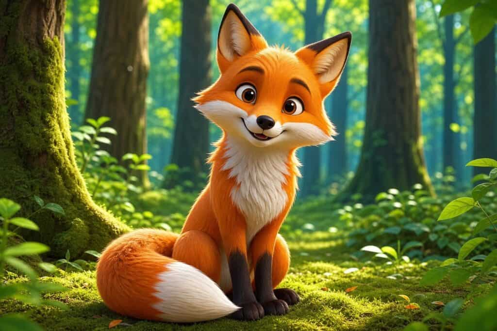 fox coloring pages