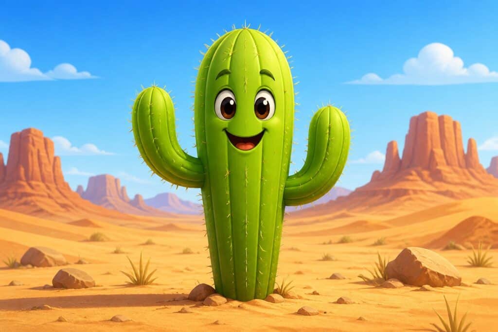 cactus coloring pages