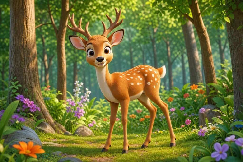 deer coloring pages