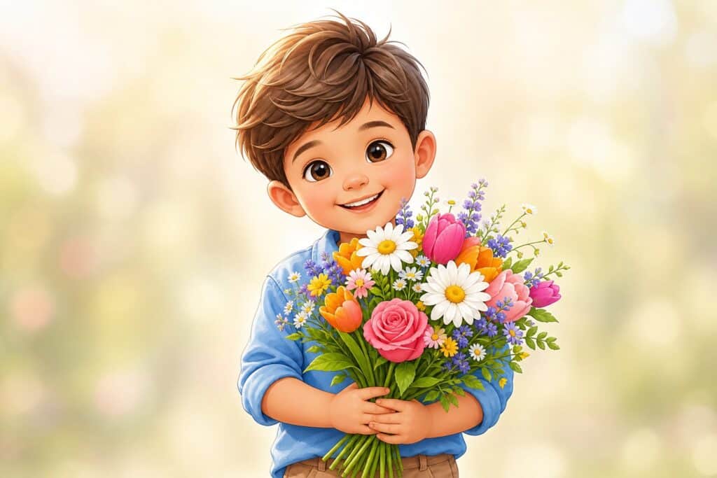 flower bouquet coloring pages