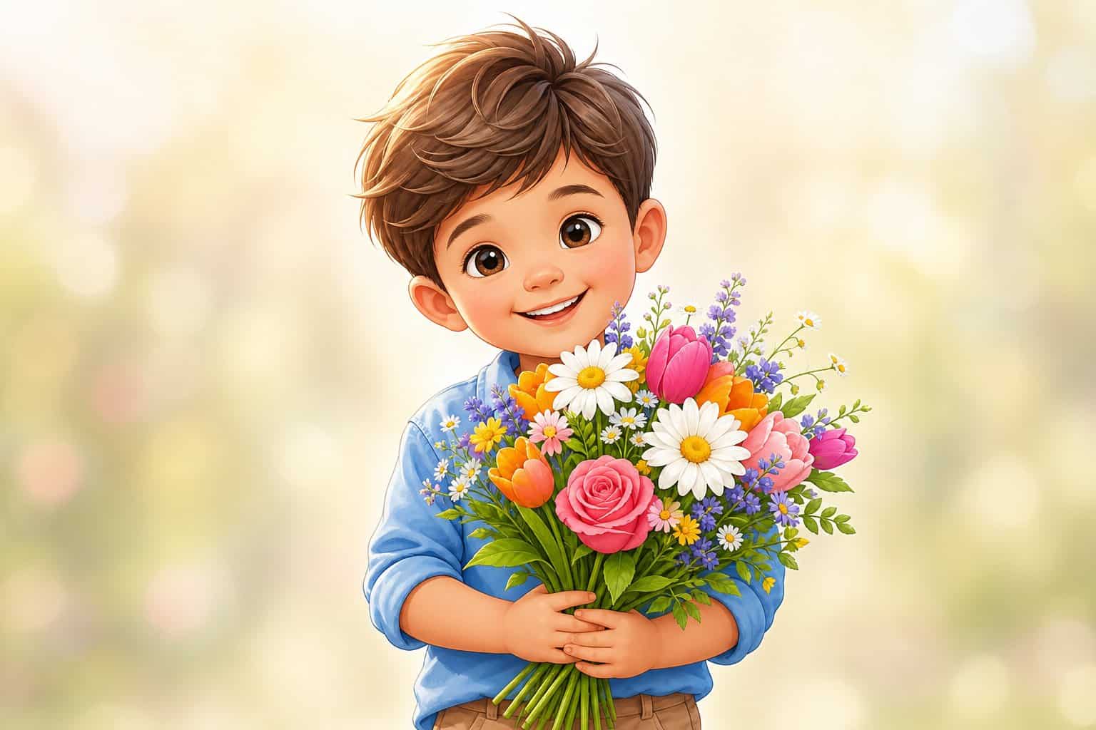 flower bouquet coloring pages