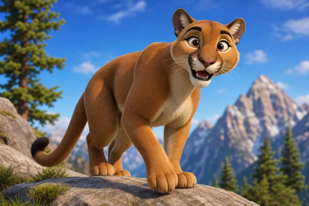 mountain lion coloring pages
