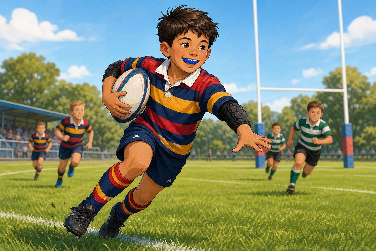rugby coloring pages