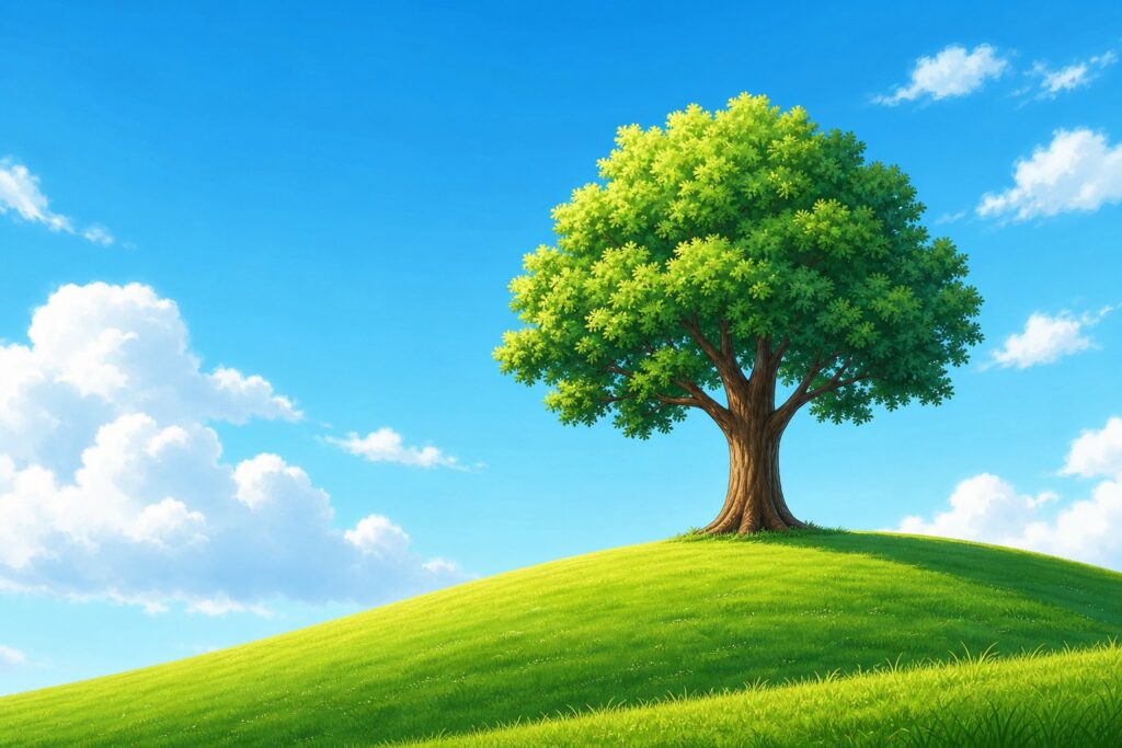tree coloring pages