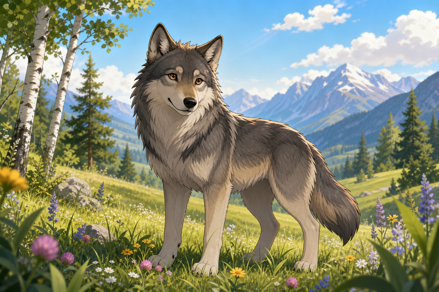 wolf coloring pages