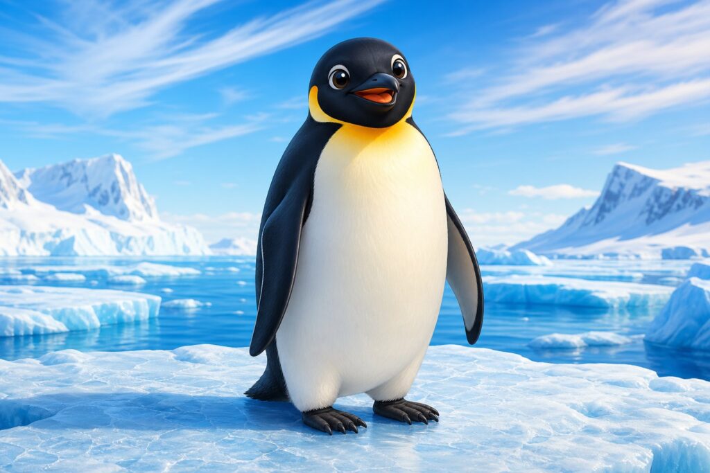 penguin coloring pages