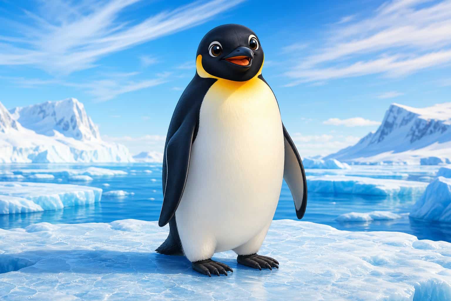 penguin coloring pages