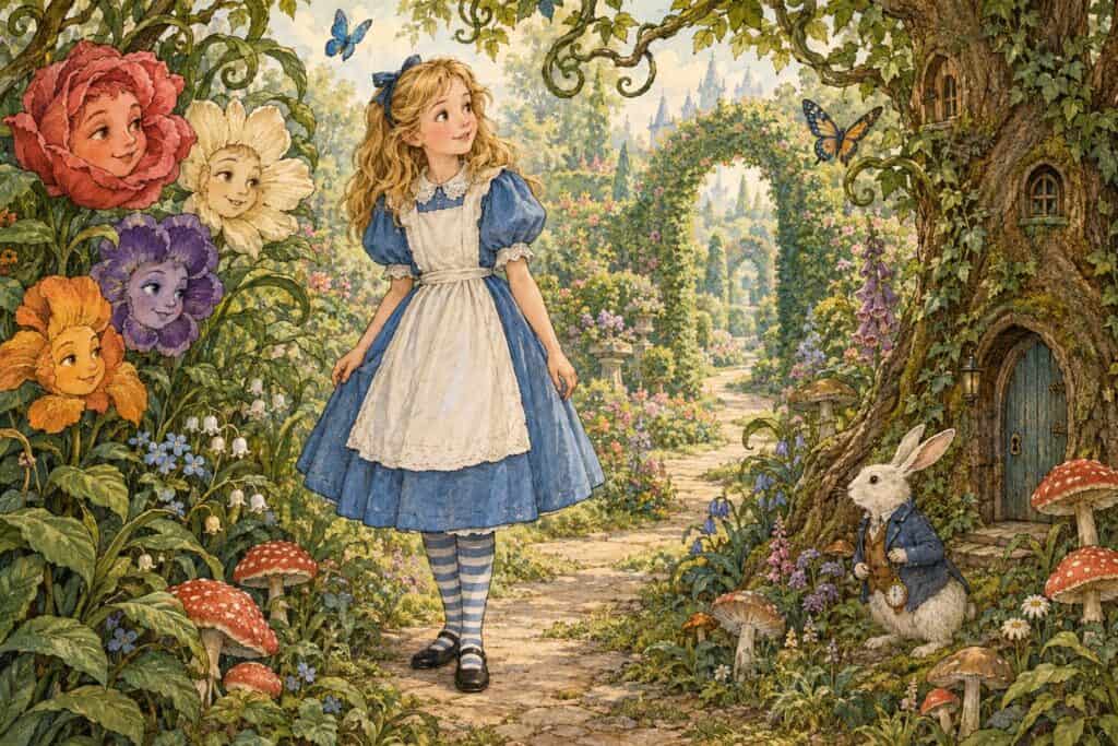 alice in wonderland coloring pages