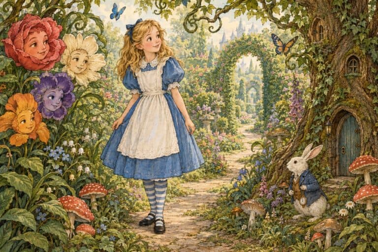 alice in wonderland coloring pages