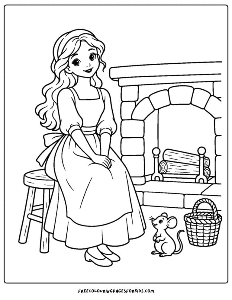 Cinderella Coloring Pages