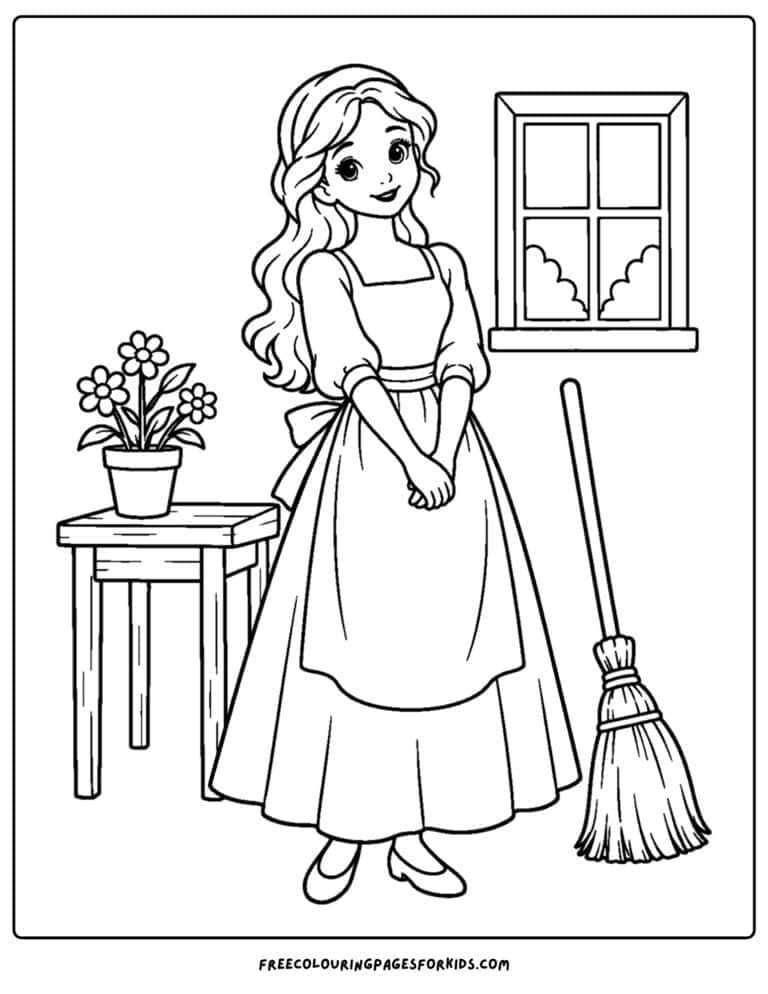 Cinderella Coloring Pages