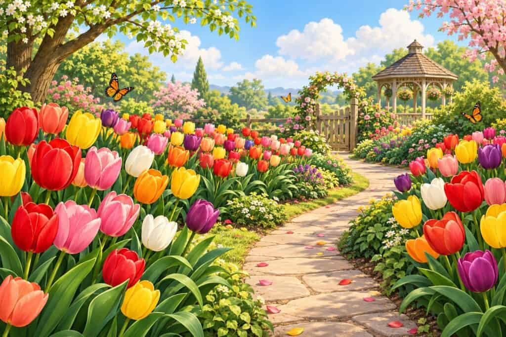 tulip coloring pages